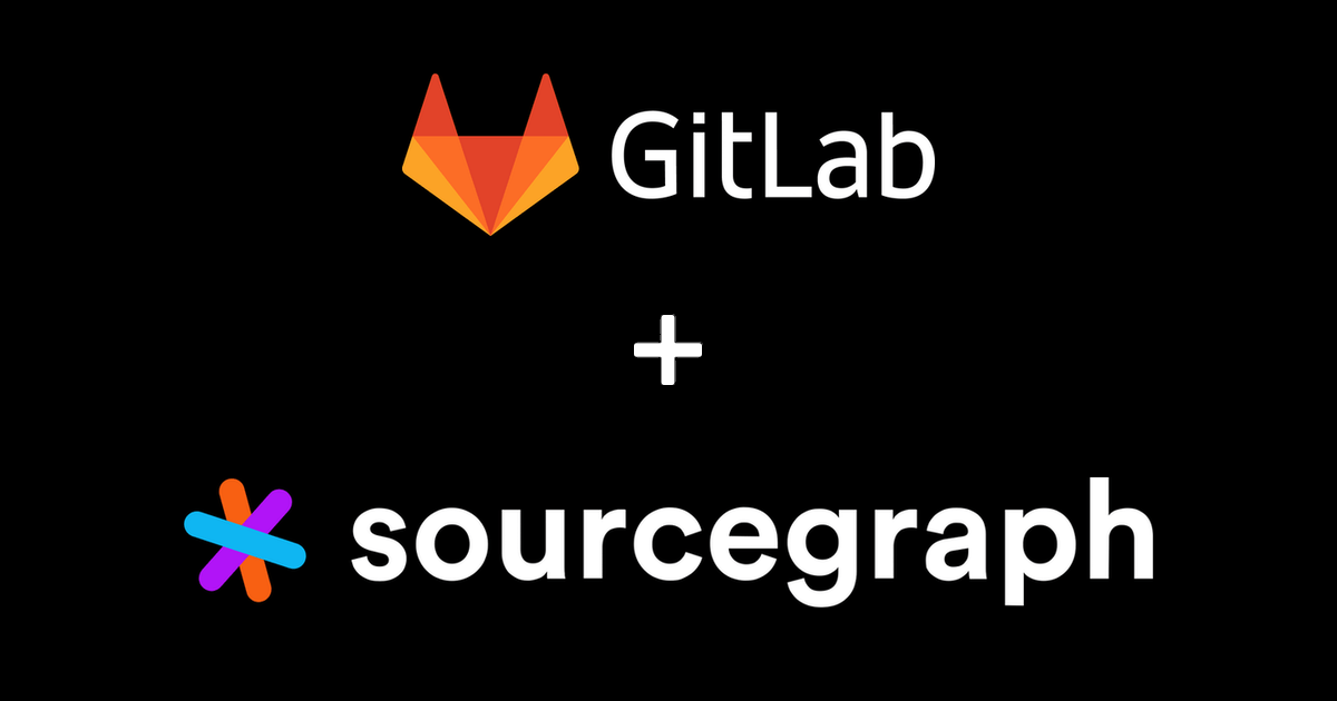 GitLab and Sourcegraph logos