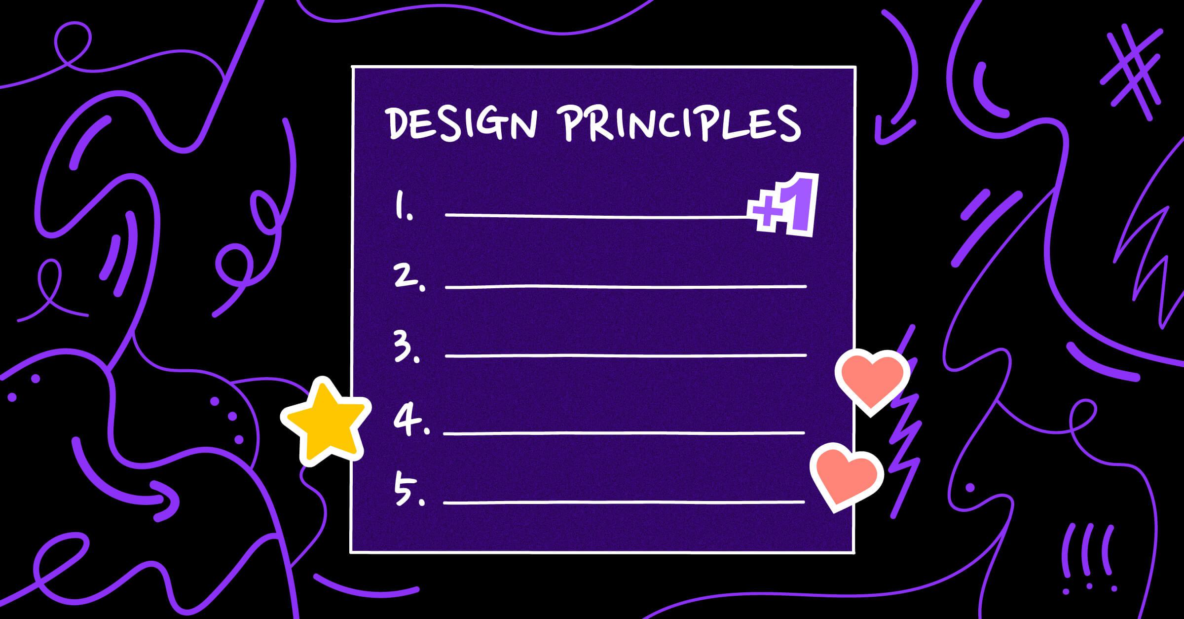 product design principles graphic