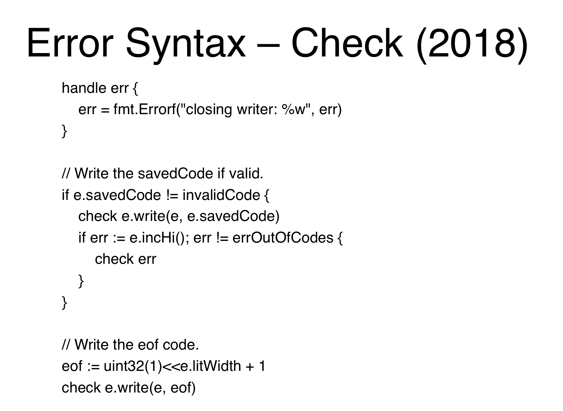 Check Syntax
